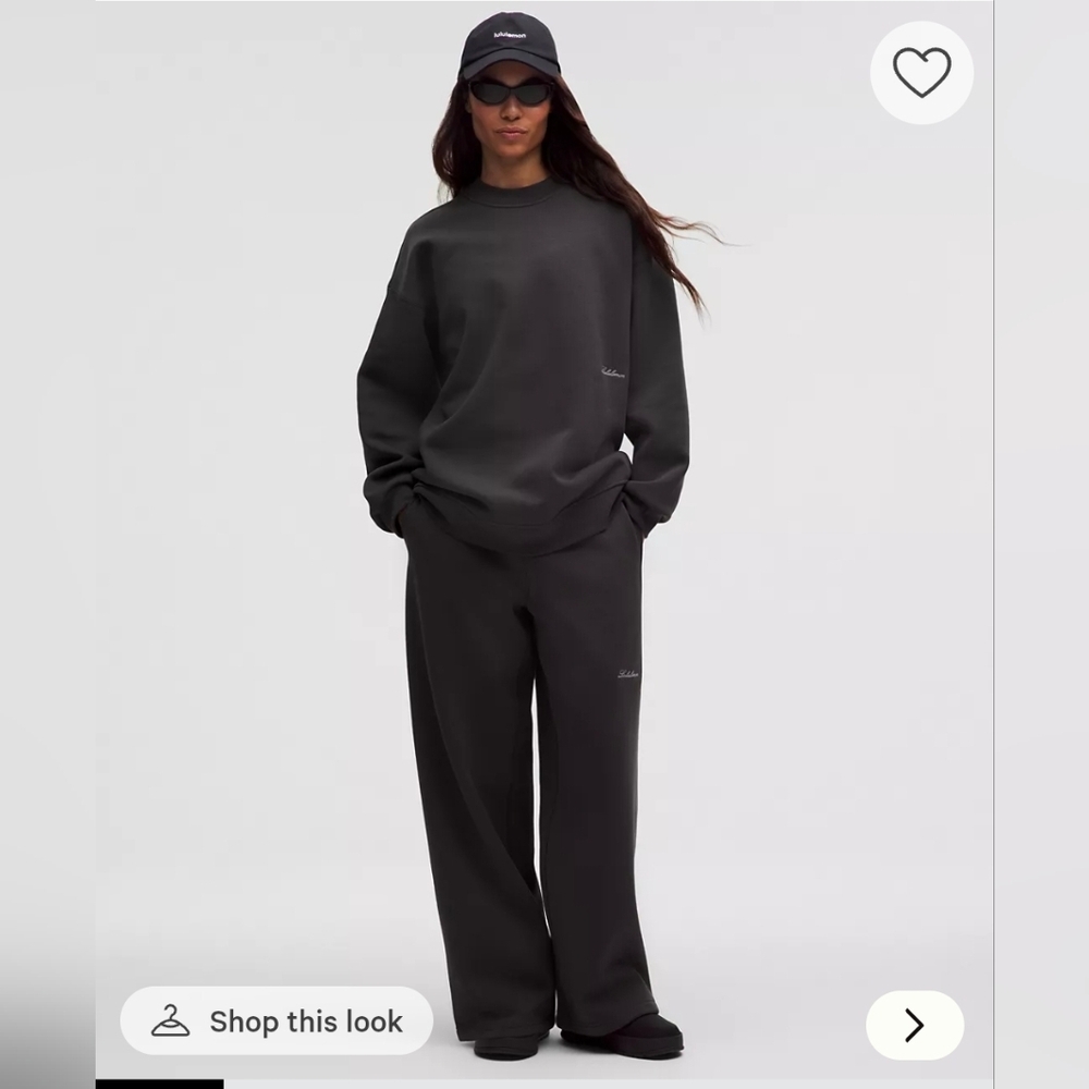 Lululemon Women's Big Cozy Ultra-Oversized Wide-Leg Pant, sz MEDIUM